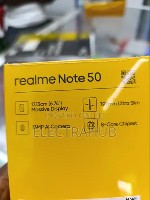 New Realme Note 50 128 GB Black