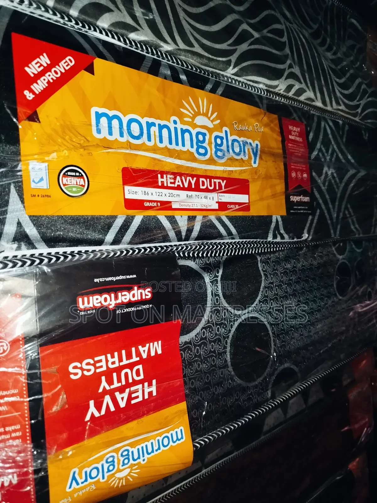 4×6 8inch Heavy Duty Mattresses + Free Delivery.