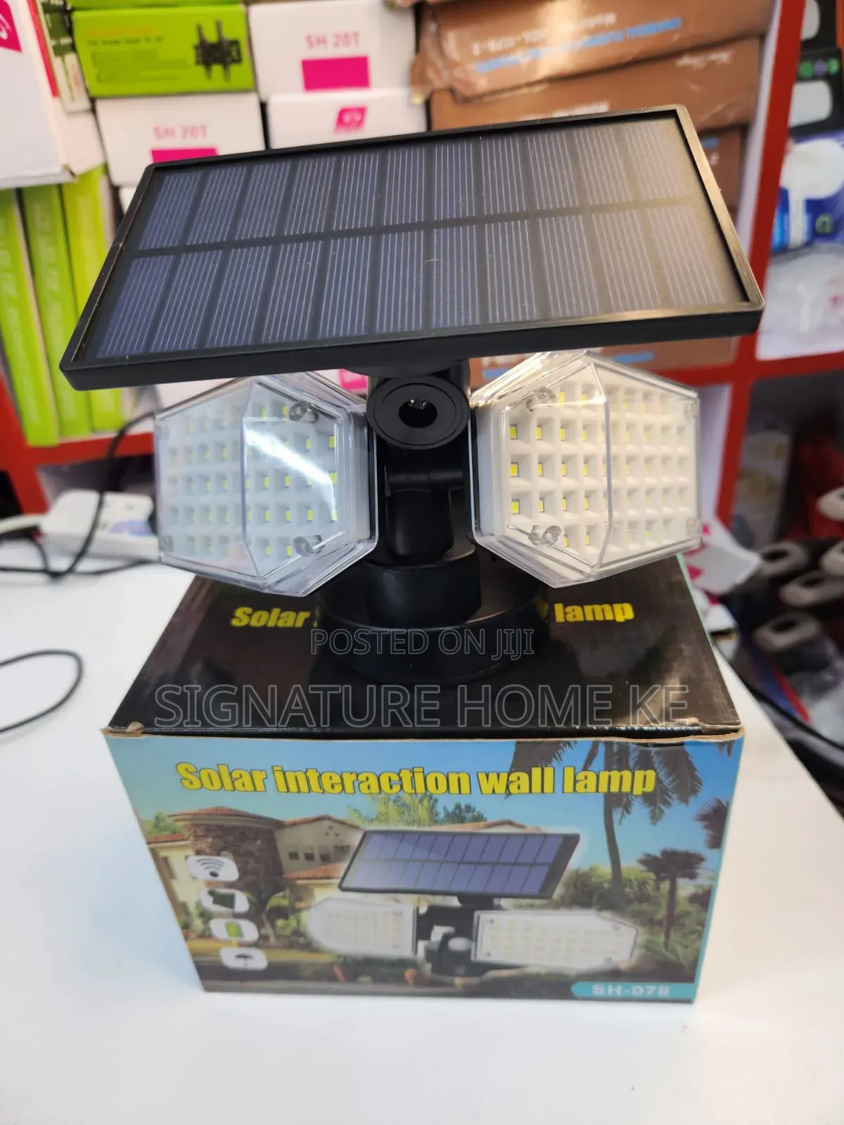 2 Heads Solar Light With Motion Sensor