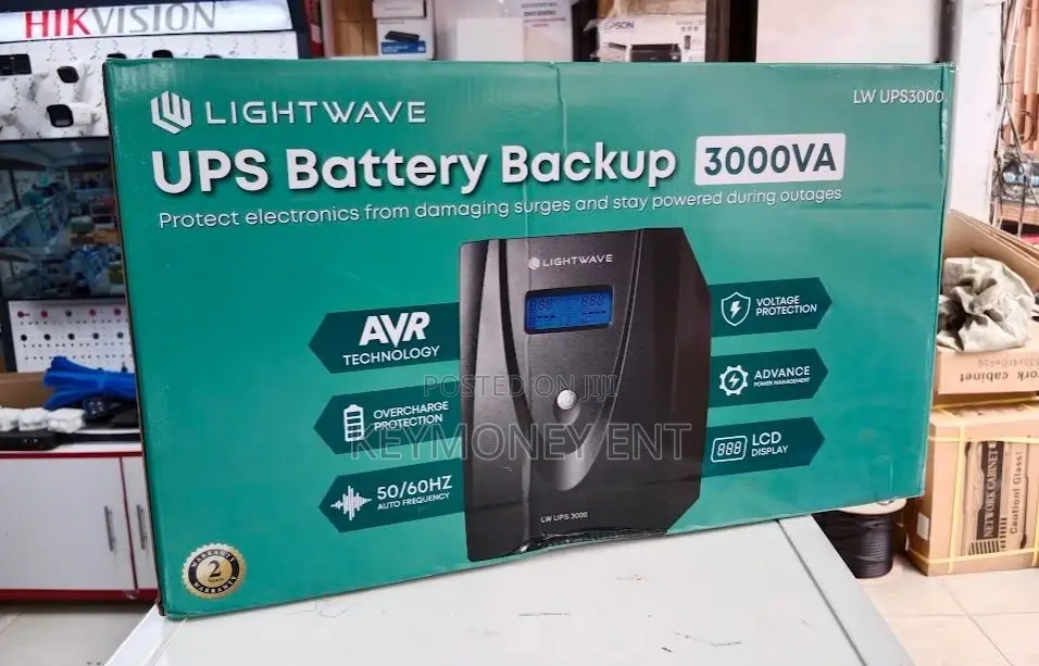 3KVA Lightwave Brand New UPS(1800WATTS)