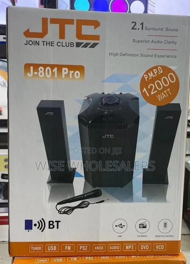 JTC J801PRO 2.1CH Subwoofer Speaker System