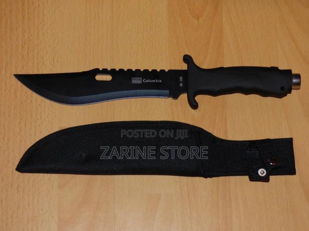Durable Sharp Ak-105 Knife With Rubber Handle - main view