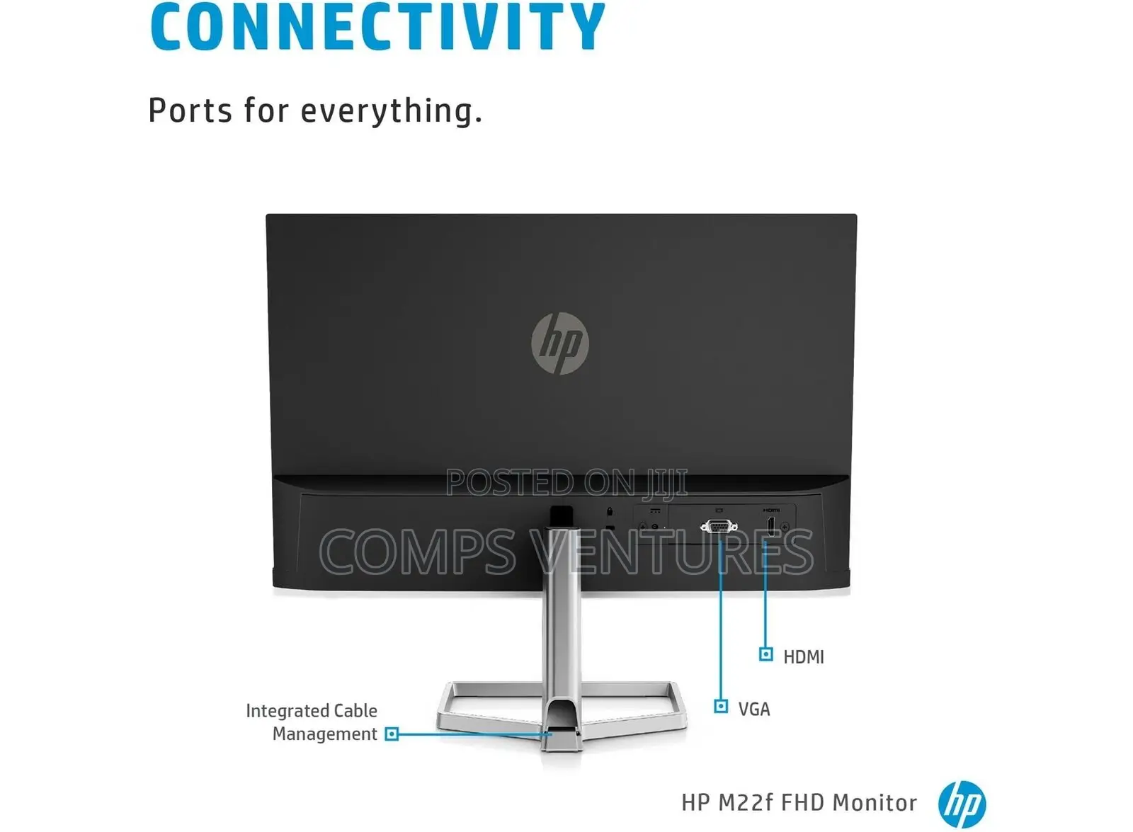 HP M24F 24′′ Ultra Slim Monitor