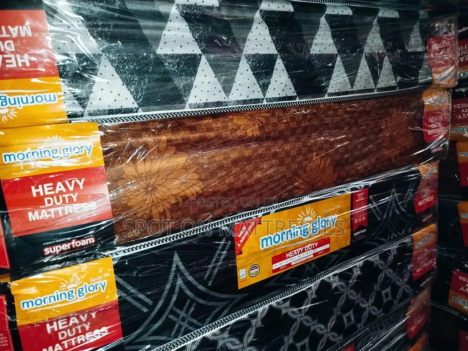 4by6 8inch Heavy Duty Mattresses.