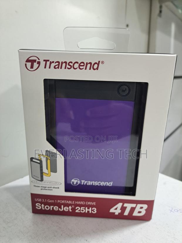 Transcend 4tb Usb 3.1 Storejet 25m3 Portable Hard Drive