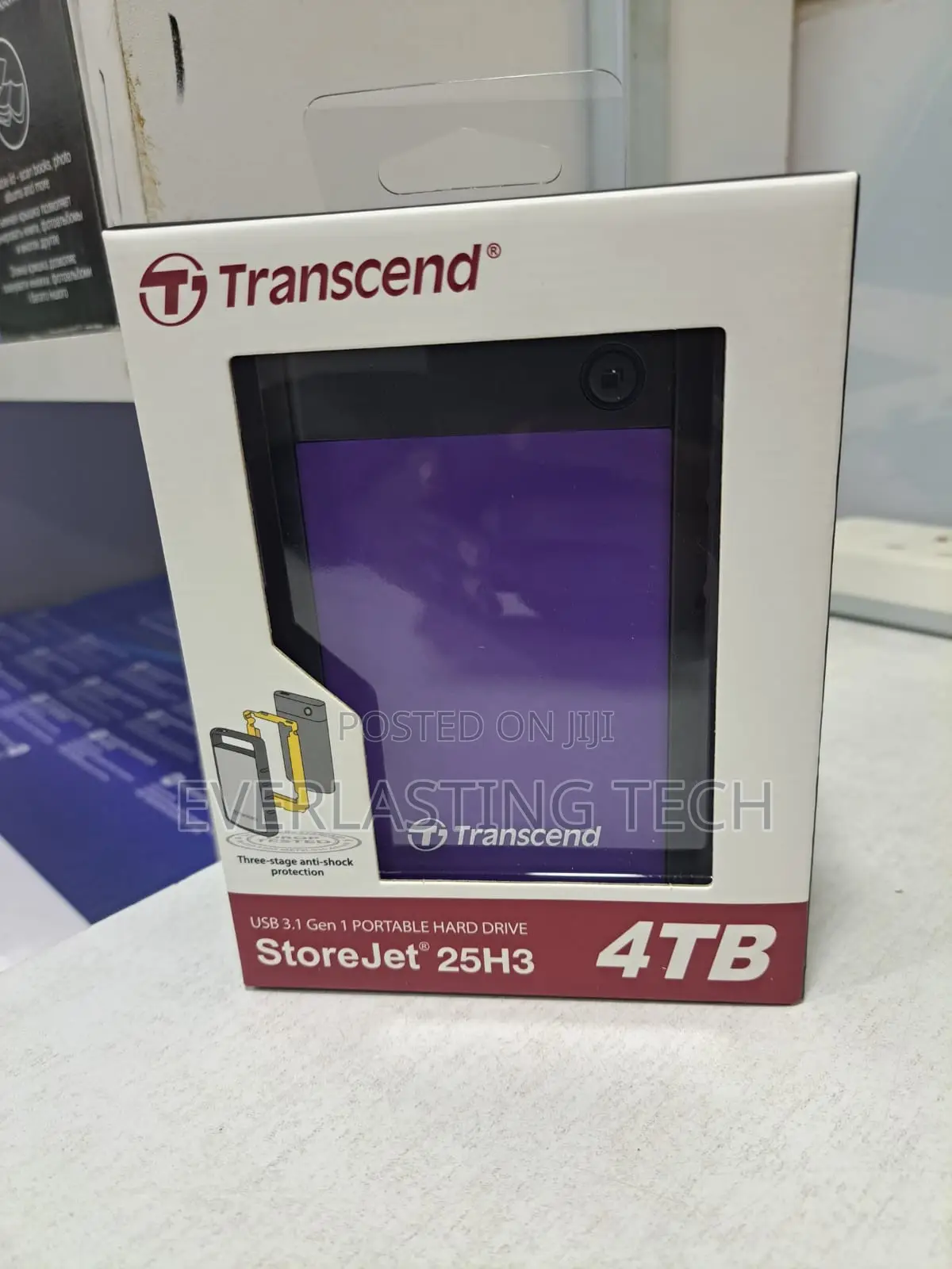 Transcend 4tb Usb 3.1 Storejet 25m3 Portable Hard Drive