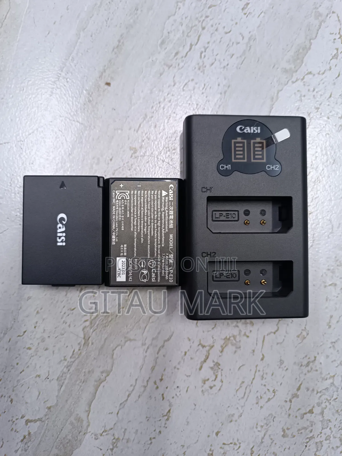 Caisi Lp E10 Battery Pack (2 Batteries and Dual Charger)