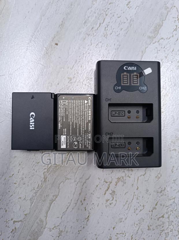 Caisi Lp E10 Battery Pack (2 Batteries and Dual Charger) - thumbnail 2