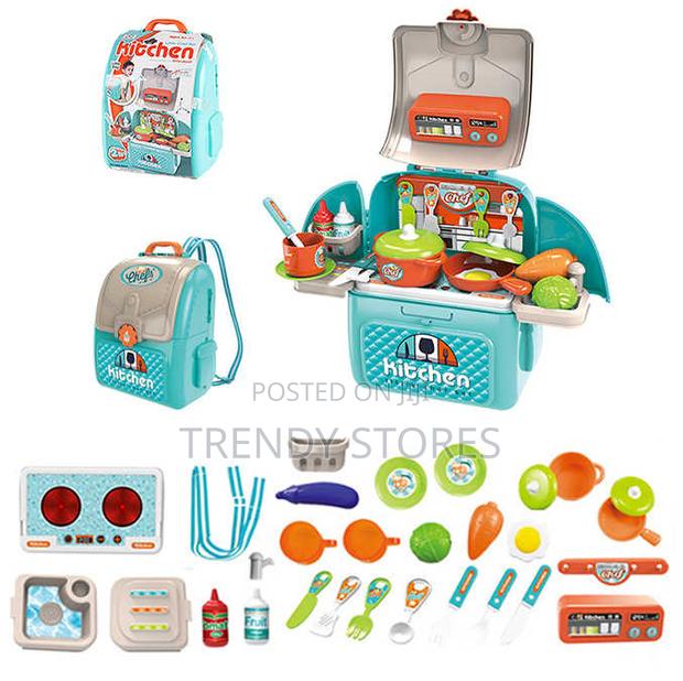 Green Kitchen Pretend Play Set - main view