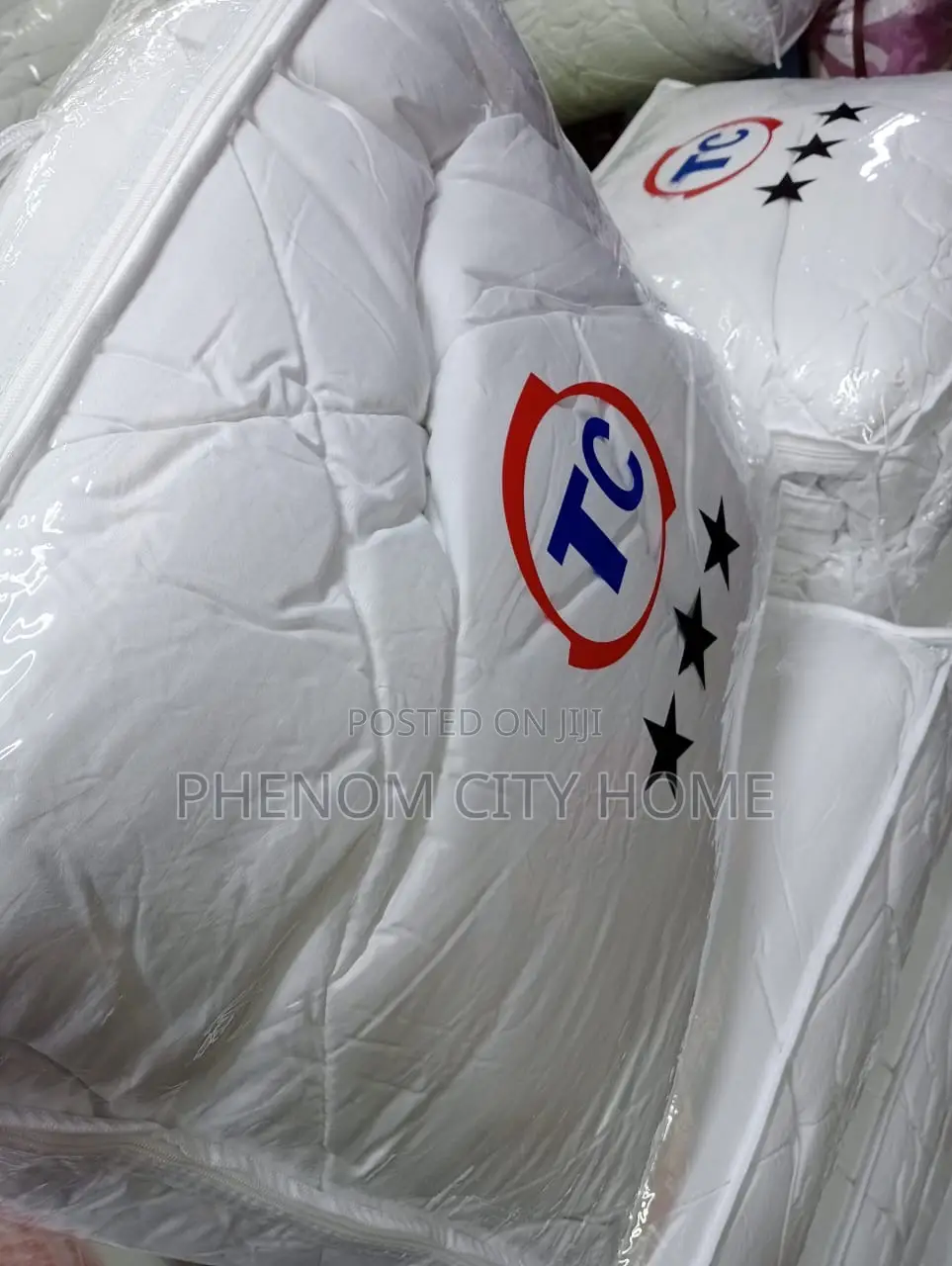 Luxurious White Binded Duvets