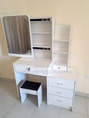 Dressing Table Set With Sliding Mirror