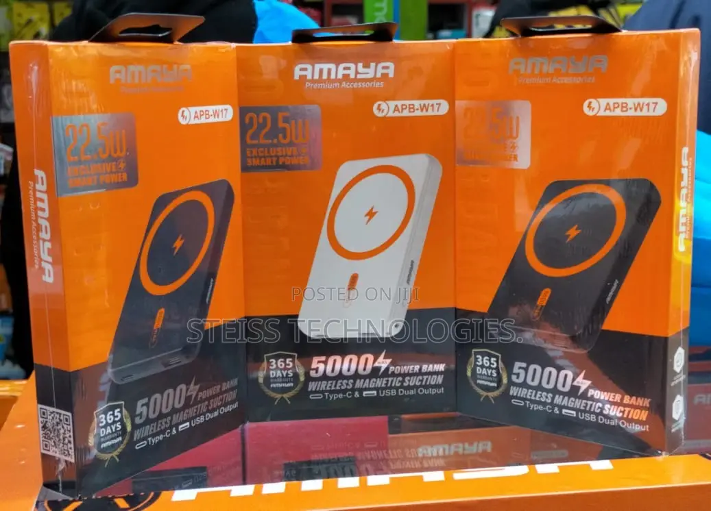Amaya Wireless Magnetic Powerbank.