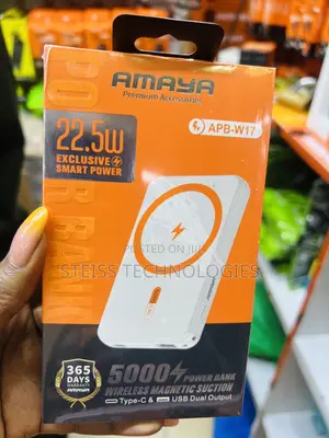 Amaya Wireless Magnetic Powerbank.