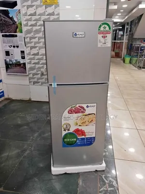 Nunix 138l Double Door Fridge Silver