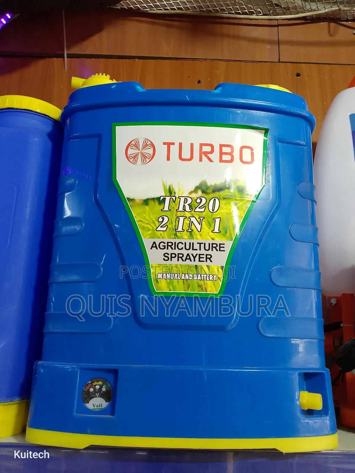 2in1 Knapsack Sprayer Rechargeable