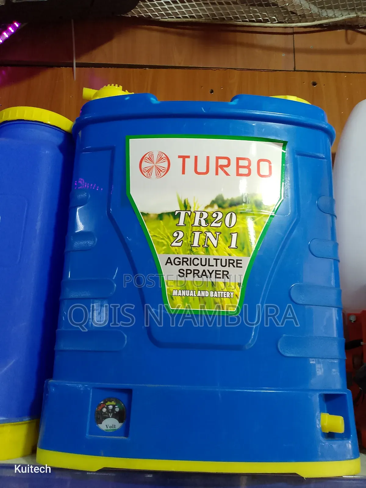 2in1 Knapsack Sprayer Rechargeable