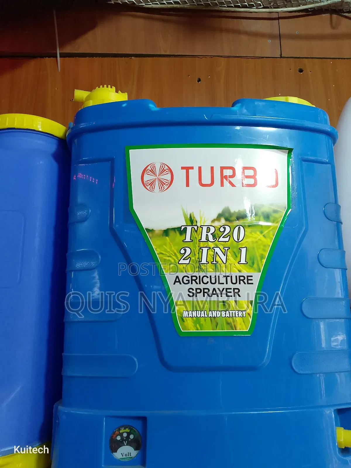 2in1 Knapsack Sprayer Rechargeable