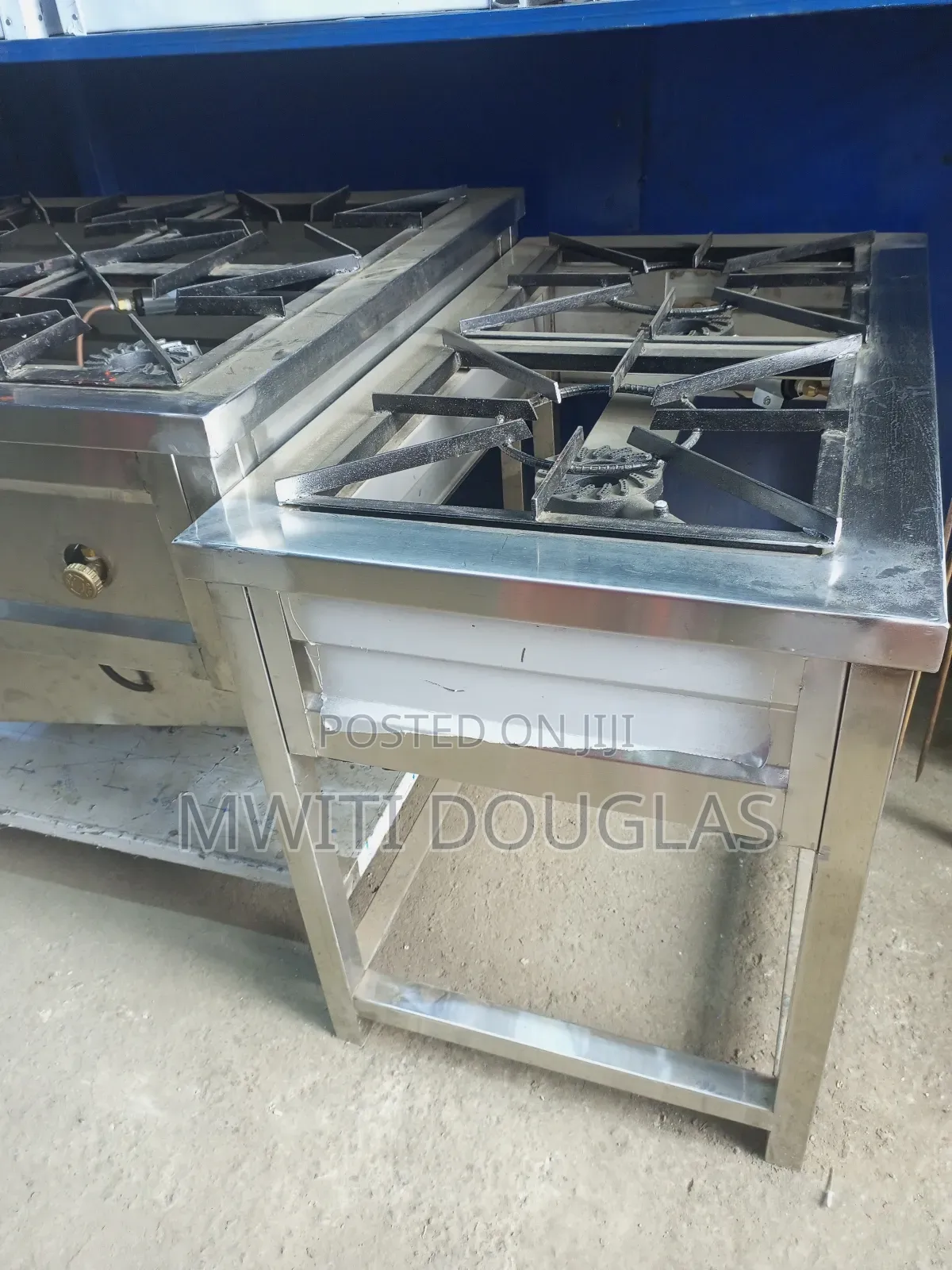 Stylish Modern Kitchen Two Burner Gas Cooker Stainless