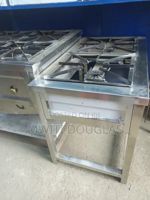 Stylish Modern Kitchen Two Burner Gas Cooker Stainless