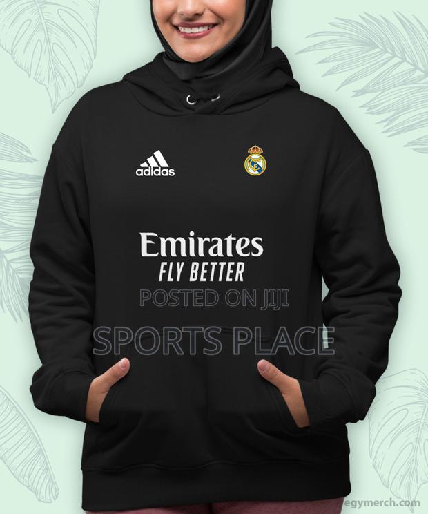 Real Madrid Black Hoodie - main view