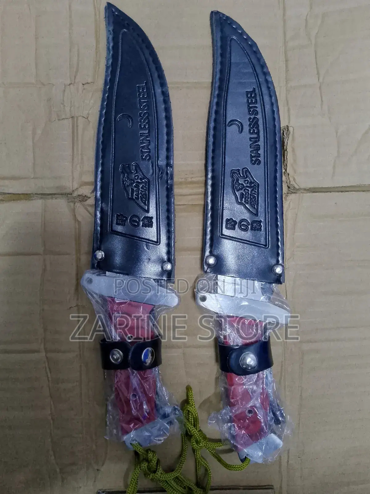 Durable Stainless Steel Knife for Heavy Duty, Camping, Kitch