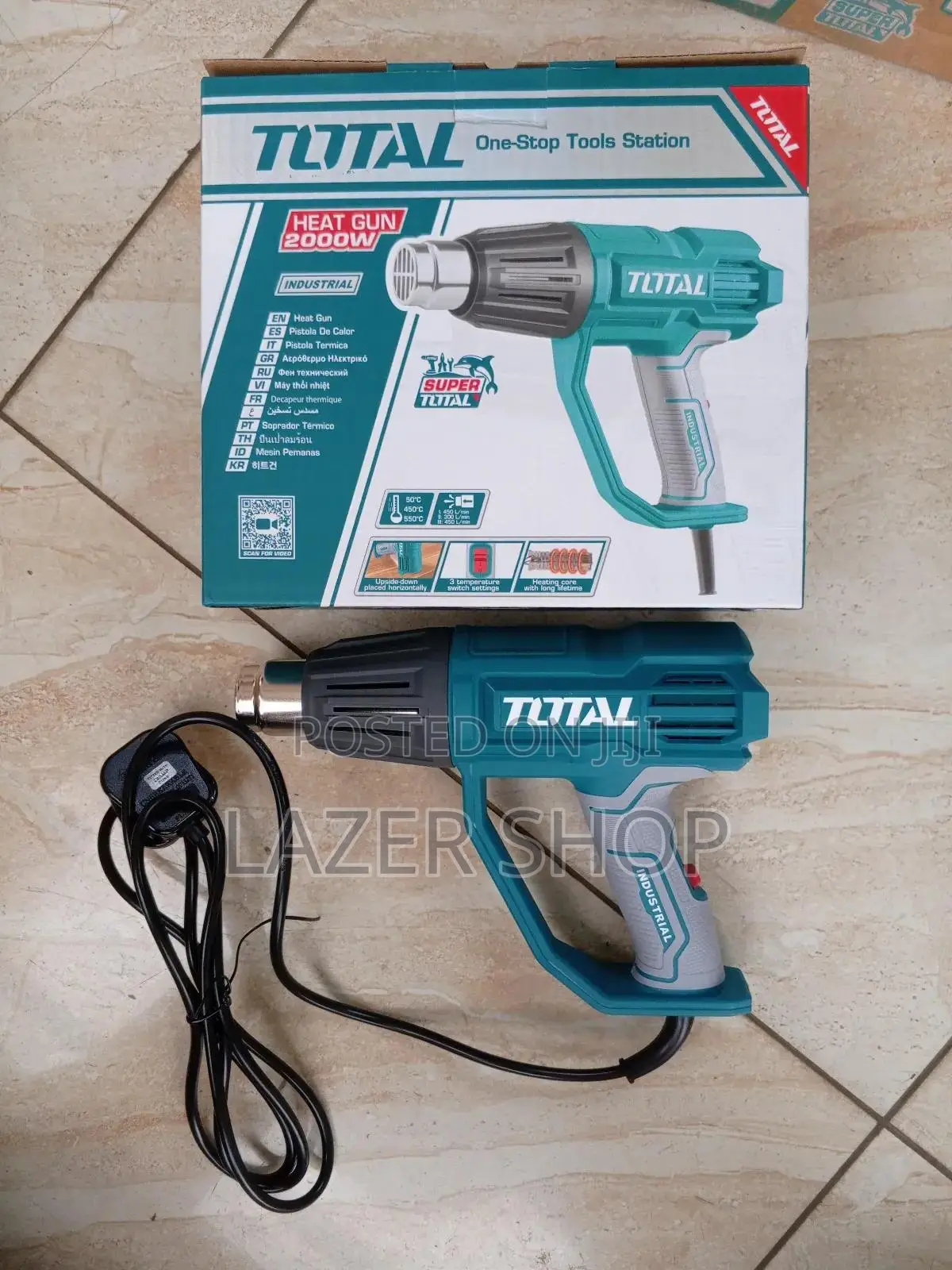 Heat Gun 2000w, Total