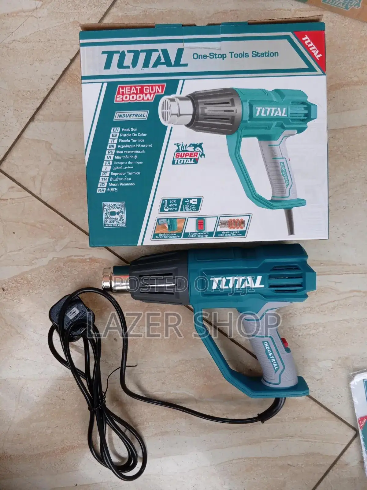 Heat Gun 2000w, Total