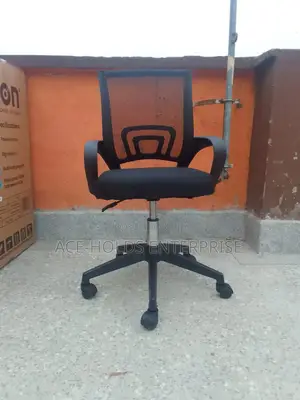 Office Chair Adjustable Swivel Mid Back Mesh Office Chair