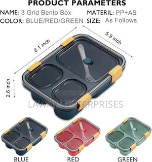 3 Grid Bento Box - thumbnail 2