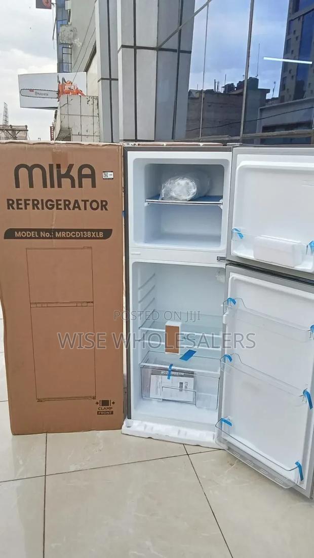 * Mika 138L Double Door Fridge * 