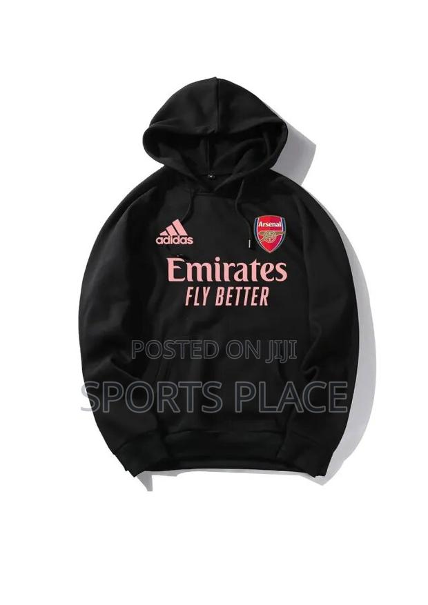 Arsenal Black Hoodie - main view