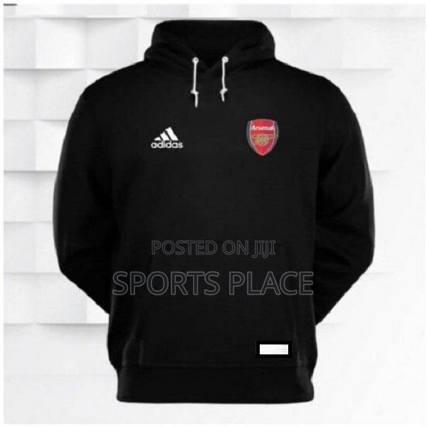 Arsenal Black Hoodie - thumbnail 3