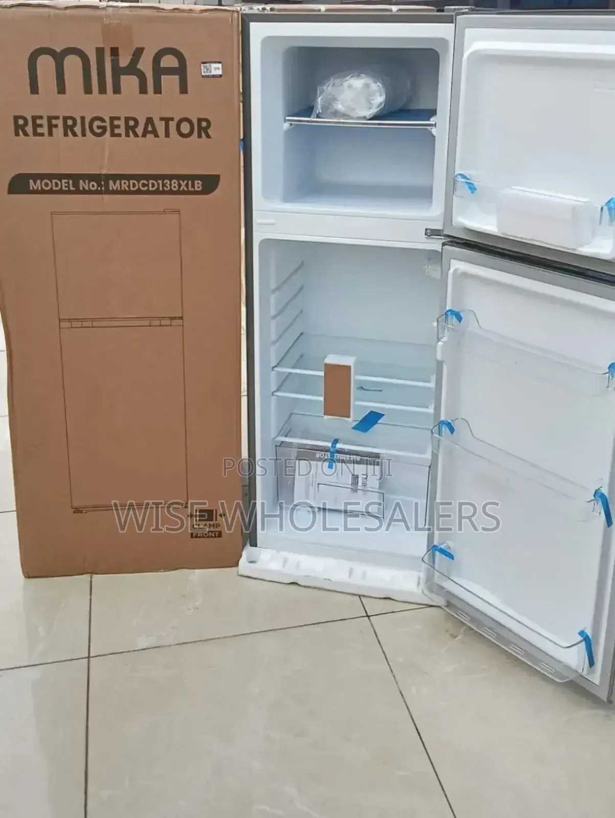 Mika 138l, Mrdcd138ds Double Door Fridge*