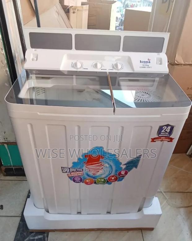 Icona 12.5kg Twin Tub Washing Machine Ilswm-125ft••° ••