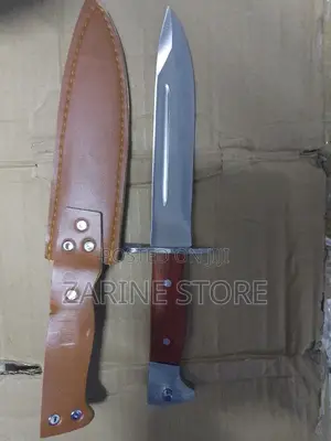 Stainless Steel Knife CCCP With Wooden Handle