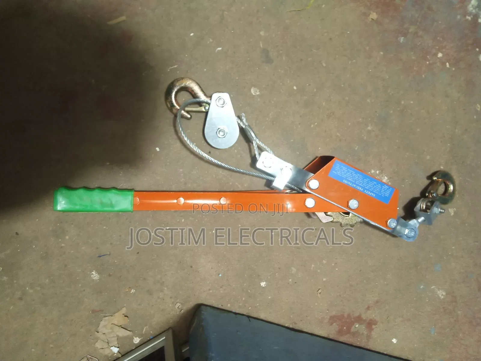 Wire Rope Hoist Puller Cable Stringing Tools