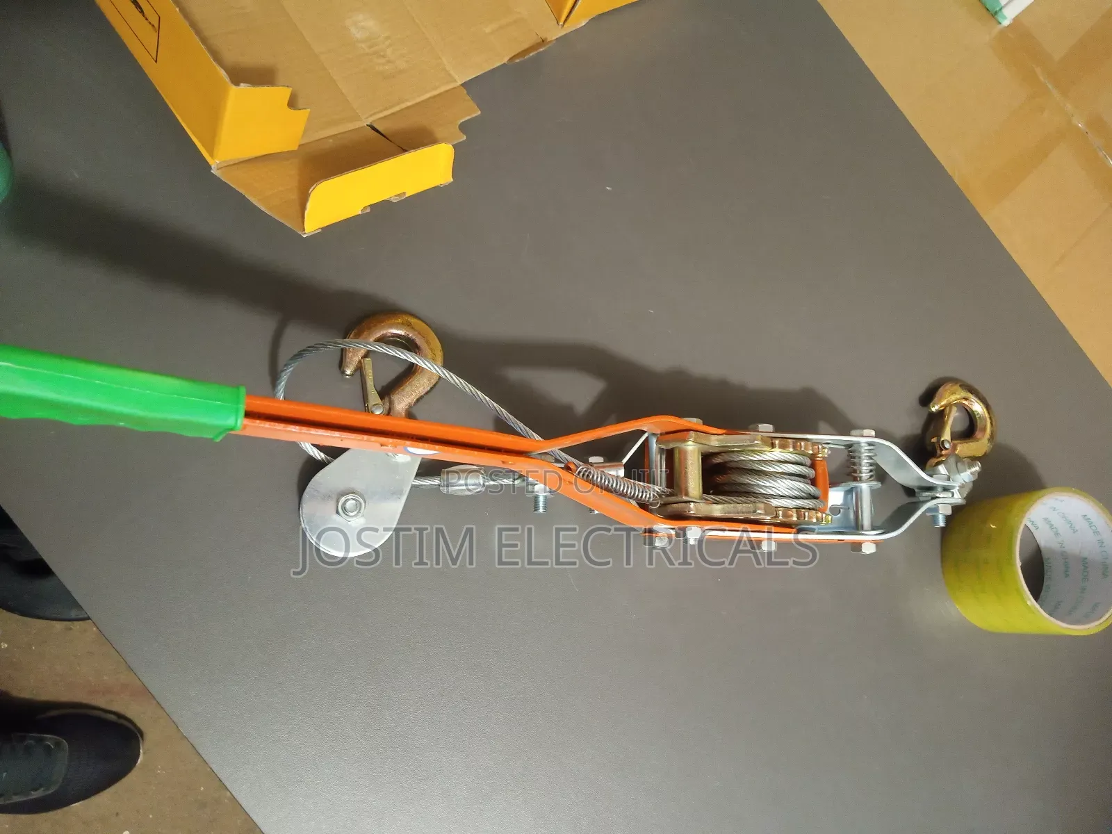 2 Ton Ratchet Cable Tightener Hand Wire Rope Puller