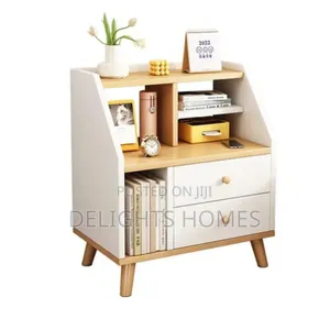 Minimalism Wooden Bedside Table With Drawer