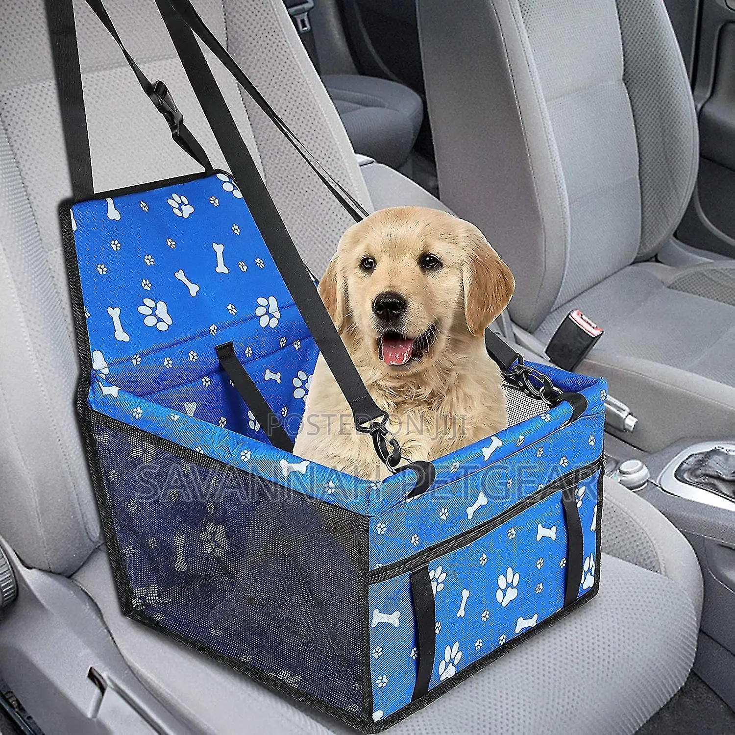 Pet Car Booster Seat Small Dogs Cats, Breathable Waterproof