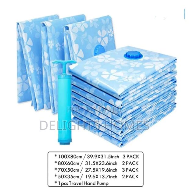 10pcs /Set Vacuum Compression Storage Bag .Tre - main view