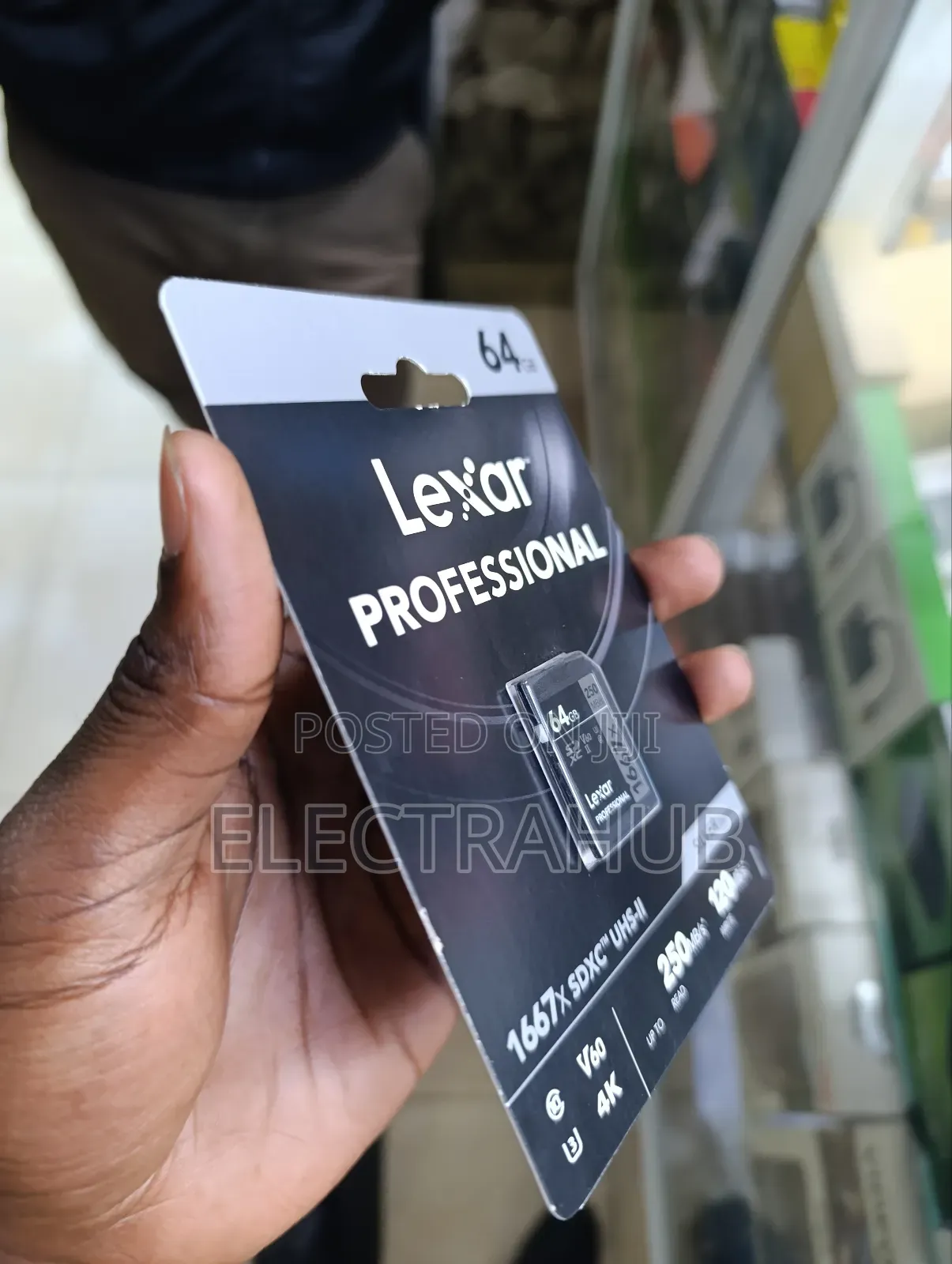 Lexar 64GB Camera Memory Card New Sealed in a Shop