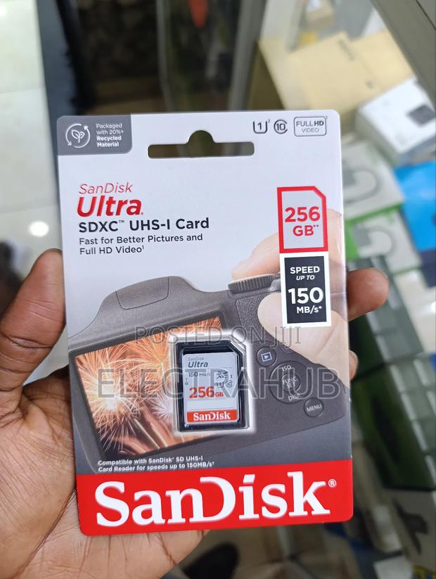 Sandisk 256GB Ultra Memory Card New Sealed in a Shop