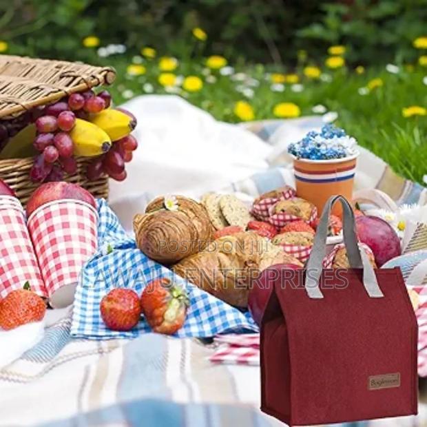 Maroon Tote Insulated Bag - thumbnail 2