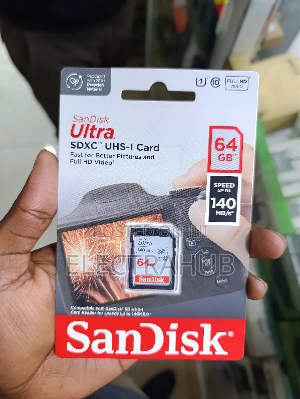 Sandisk 64gb Ultra Memory Card New Sealed In A Shop