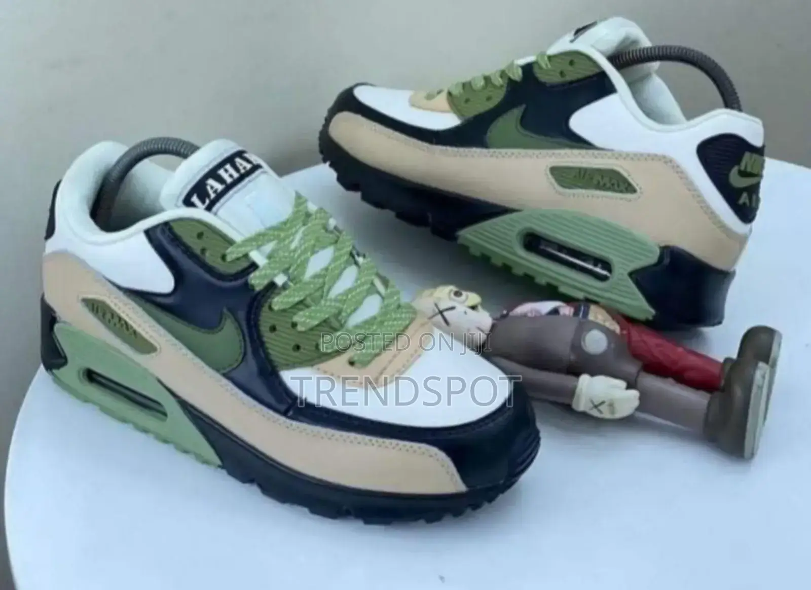 Leather Airmax 90 Green White