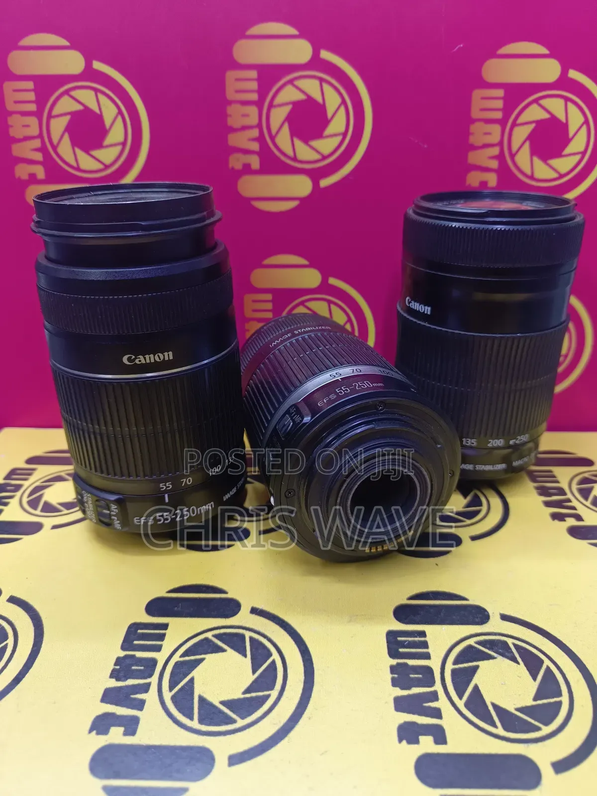 Canon 55-250mm Lens With Stabilzer
