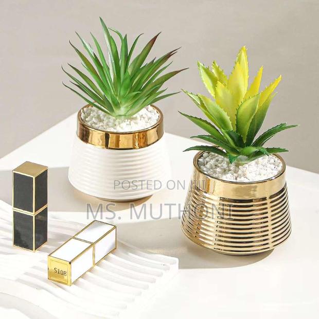Beautiful Vintage Ceramic Planter in Two Colors