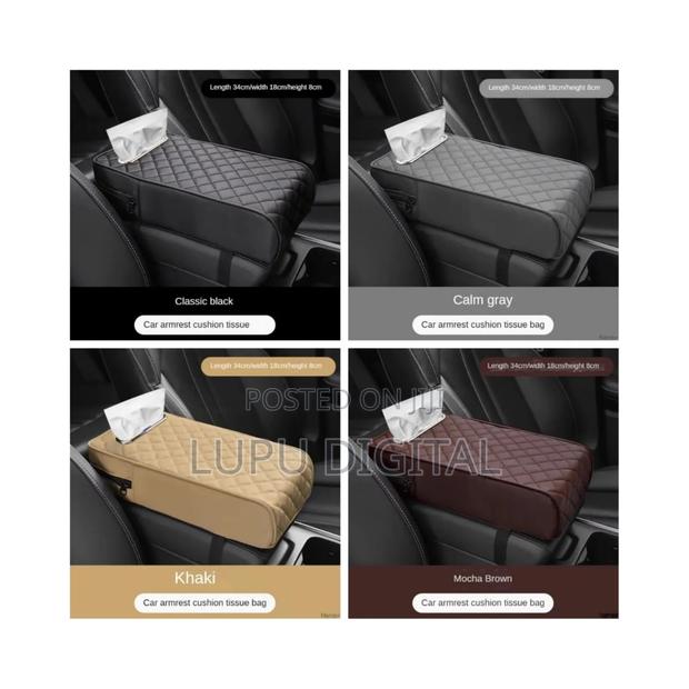 Car Armrest With Tissue Storage