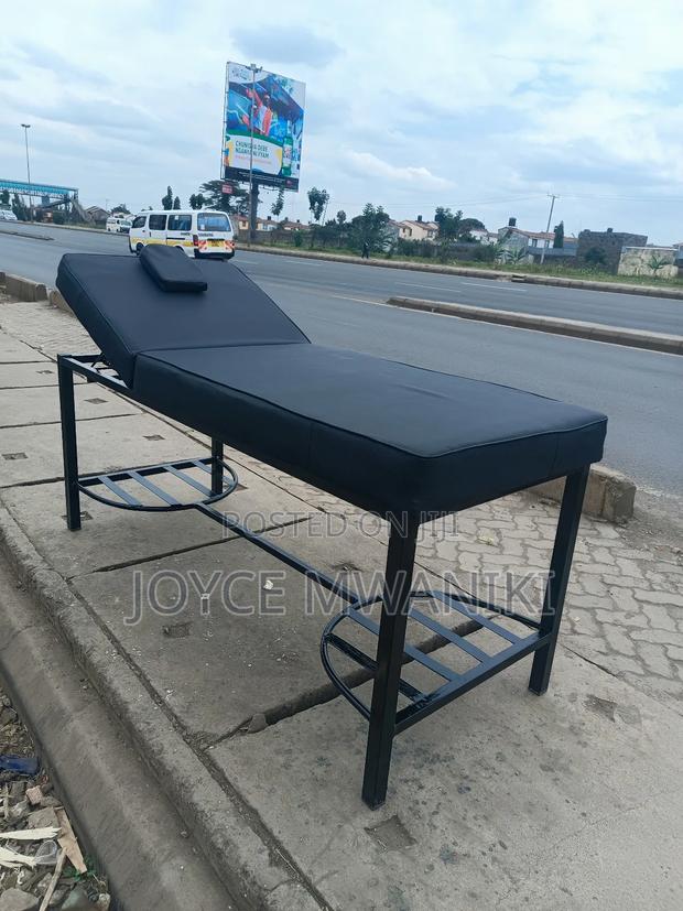 Massage Bed, Black Plain Big Size..... - main view