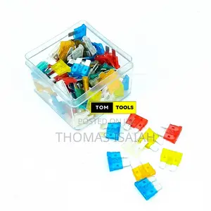 100pcs Standard Blade Fuses 5A, 7.5A, 10A, 15A, 20A, 25A, 30